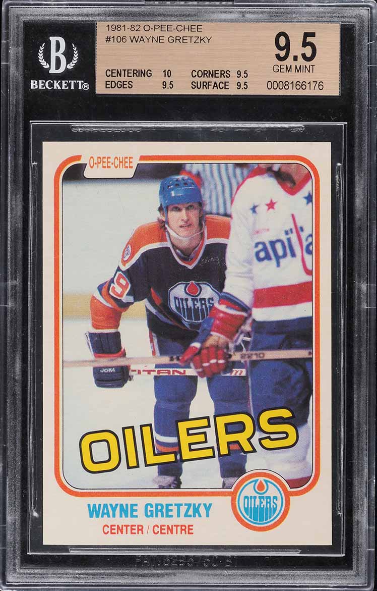 1981 O-Pee-Chee Hockey Wayne Gretzky #106 BGS 9.5 GEM MINT