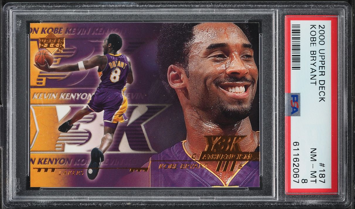 2000 Upper Deck Basketball Kobe Bryant #187 PSA 8 NM-MT