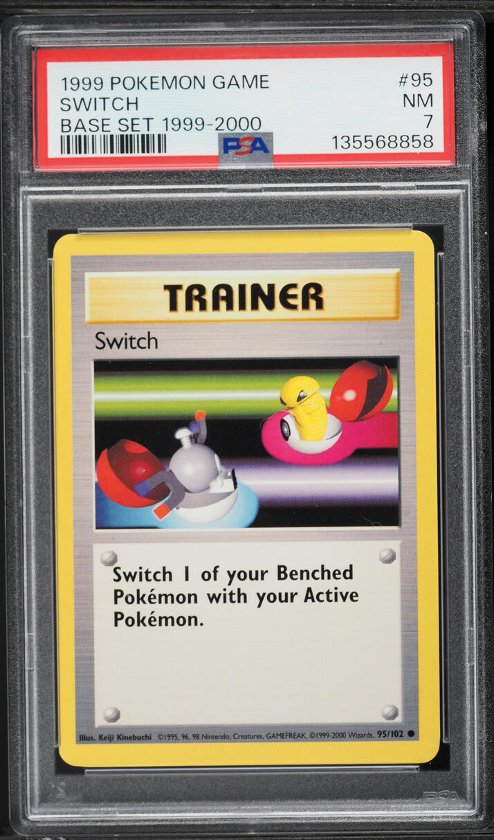 1999-2000 Pokemon Base Set Switch #95 PSA 7 NRMT