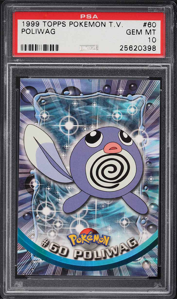 1999 Topps Pokemon TV Poliwag #60 PSA 10 GEM MINT