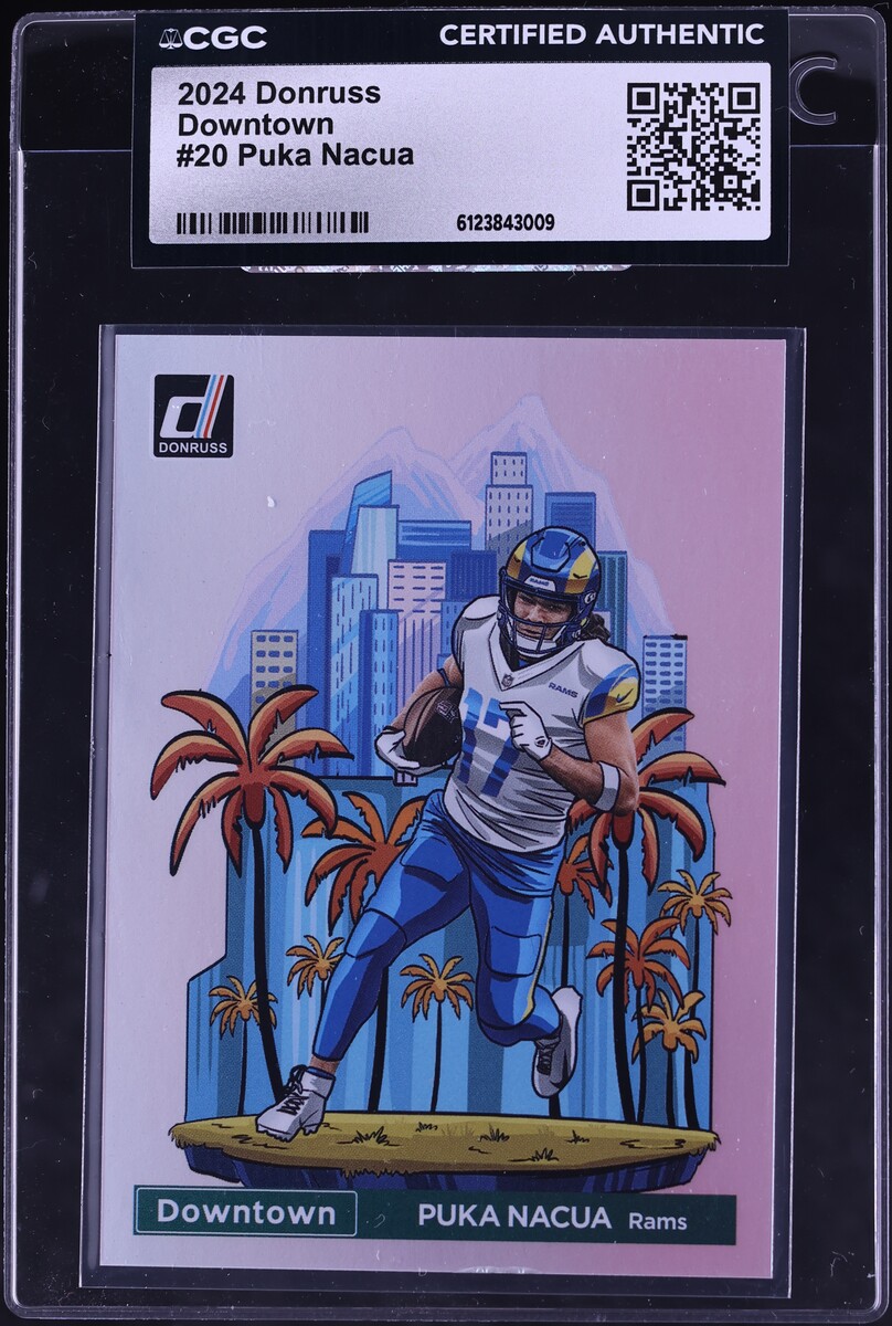 2024 Donruss Downtown Puka Nacua #20 CGC AUTH