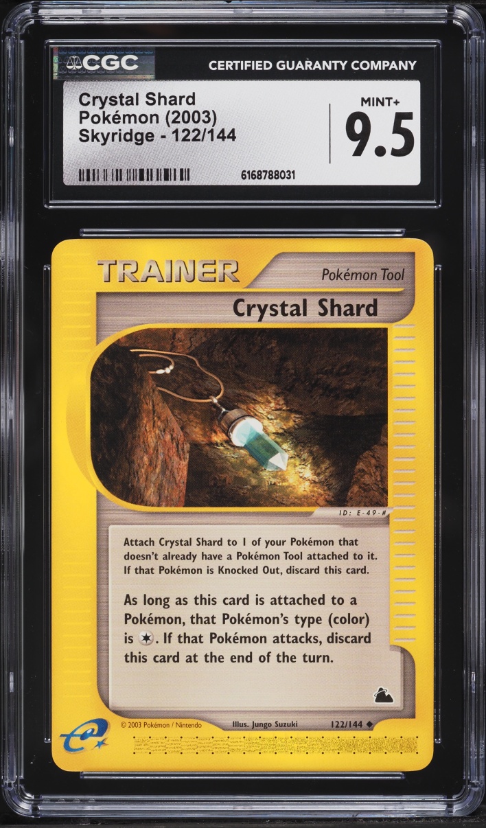 2003 Pokemon Skyridge Crystal Shard #122 CGC 9.5 MINT+