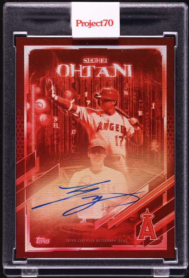 2021 Topps Project 70 By The Shoe Surgeon Red Rainbow Foil Shohei