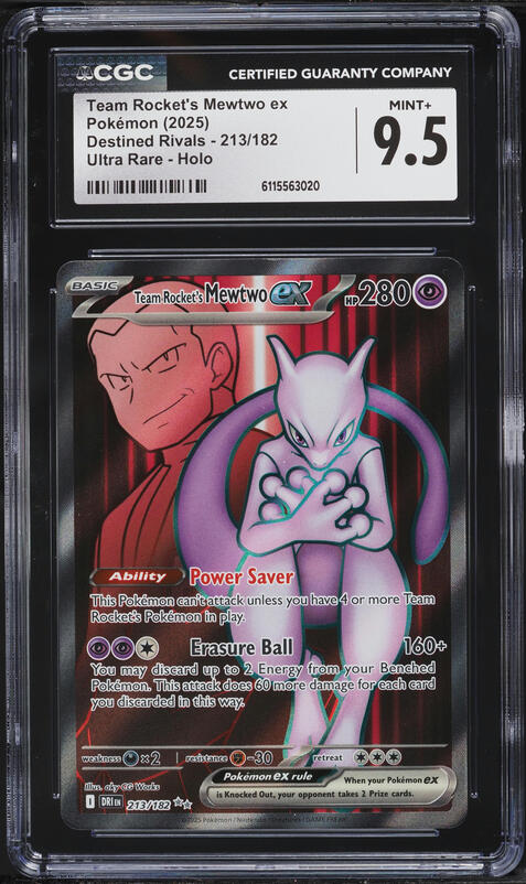 2025 Pokemon Japanese SV Glory Of Team Rocket SAR Rocket's Mewtwo