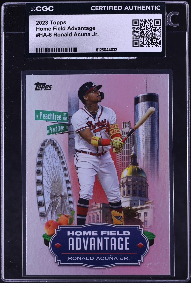 2023 Topps Home Field Advantage Ronald Acuna Jr. #HA-6 CGC AUTH