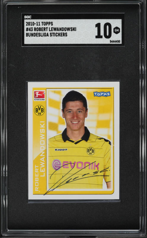 2010-11 Panini SEGA WCCF # 137 Mario Götze Borussia Dortmund BGS 9.5 GEM MINT
