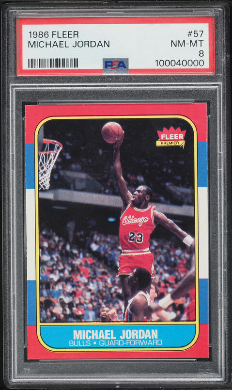 1997 SP Authentic Profiles III Michael Jordan /100 #P1 PSA 8 NM-MT