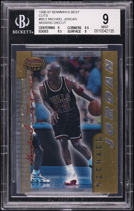 1996 Topps NBA 50th Michael Jordan #139 PSA 8 NM-MT on Fanatics