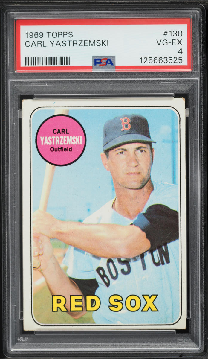 1969 Topps Carl Yastrzemski #130 PSA 4 VGEX