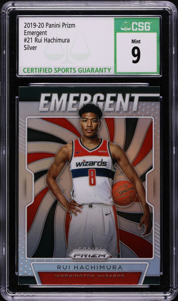 2019 Hoops Rui Hachimura ROOKIE #206 PSA 10 GEM MINT on Fanatics