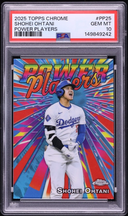 2025 Topps Chrome Power Players Shohei Ohtani #PP-25 PSA 10 GEM MINT