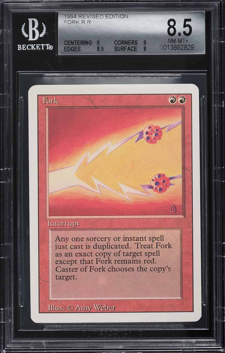 1994 Magic The Gathering MTG Revised Dual Land Volcanic