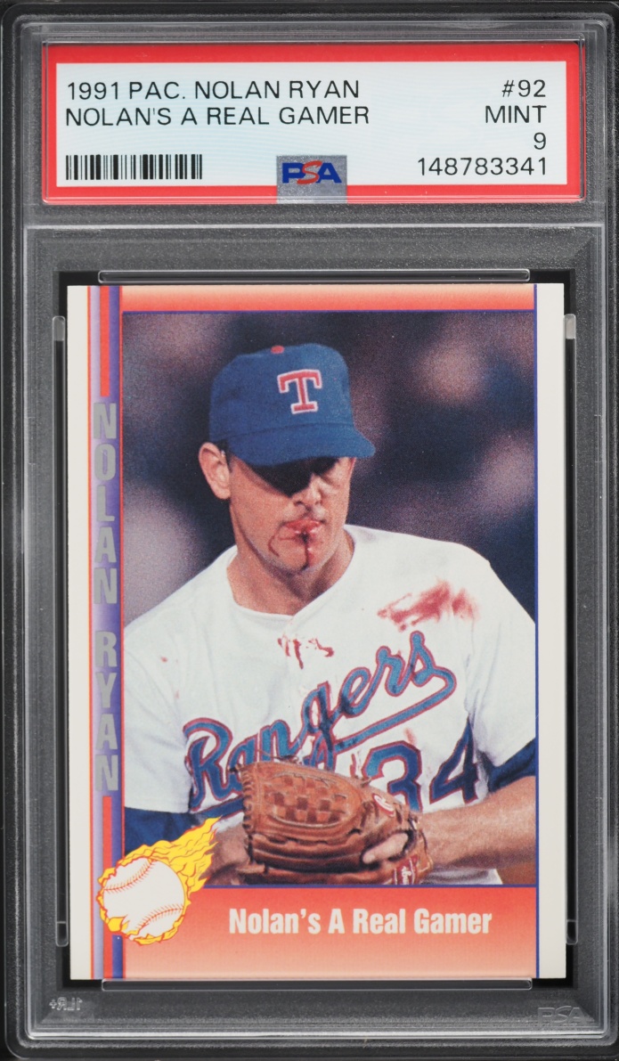 1991 Pacific A Real Gamer Nolan Ryan #92 PSA 9 MINT