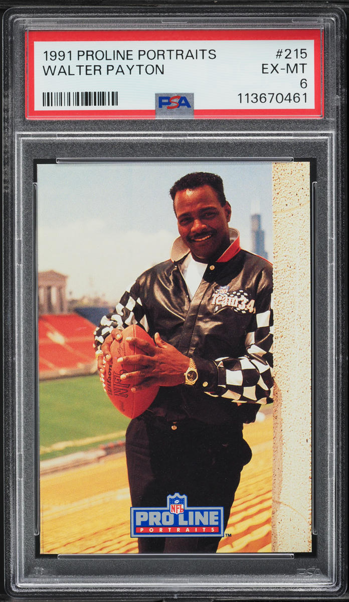 1991 Proline Portraits Walter Payton #215 PSA 6 EXMT