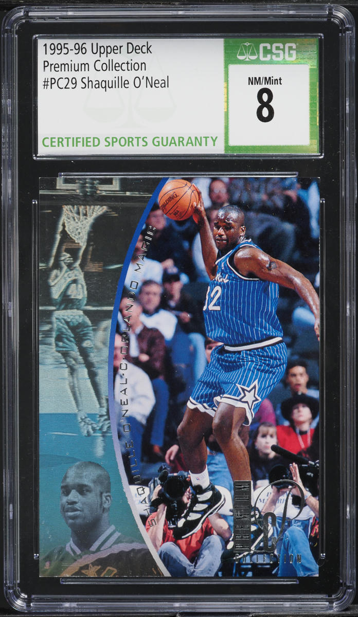 1995 Upper Deck Premium Collection Shaquille O'Neal #PC29 CSG 8 NM-MT - Main Image