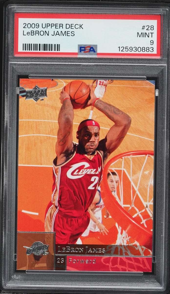 2009 Upper Deck Basketball LeBron James #28 PSA 9 MINT