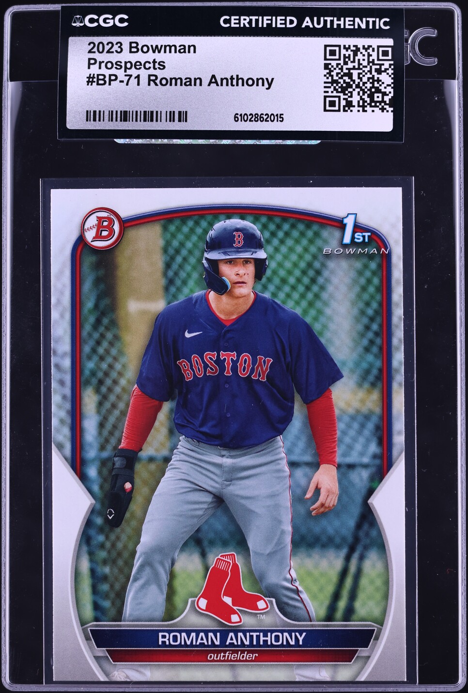 2023 Bowman Roman Anthony PROSPECT #BP-71 CGC AUTH
