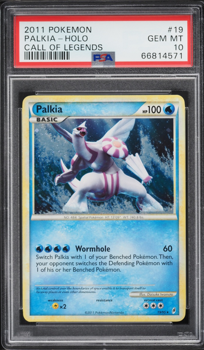 2011 Pokemon Call Of Legends Holo Palkia #19 PSA 10 GEM MINT
