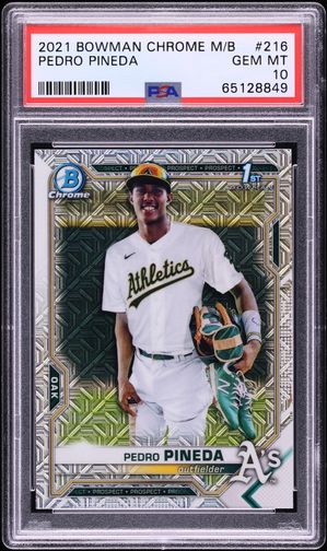 2021 Bowman Chrome Mega Box Pedro Pineda PROSPECT #BCP-216 PSA 10