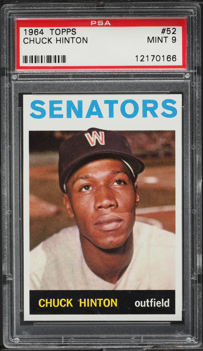 1964 Topps Chuck Hinton #52 PSA 9 MINT