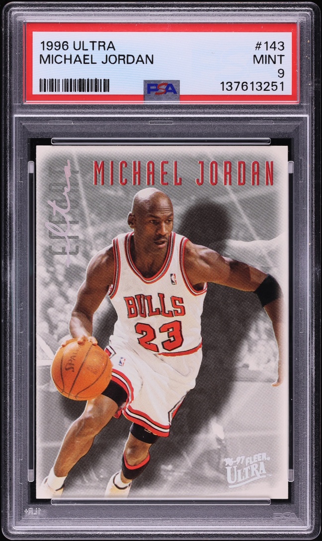 1996 Ultra Basketball Michael Jordan #143 PSA 9 MINT