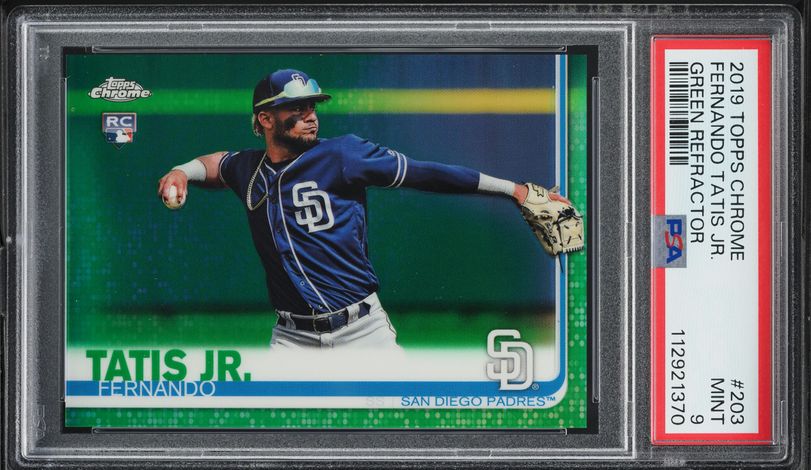 2019 Topps Fernando Tatis Jr. ROOKIE RC #410 PSA 10 GEM MINT on