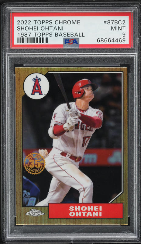 2022 Topps Chrome Logofractor Edition Shohei Ohtani #1 PSA