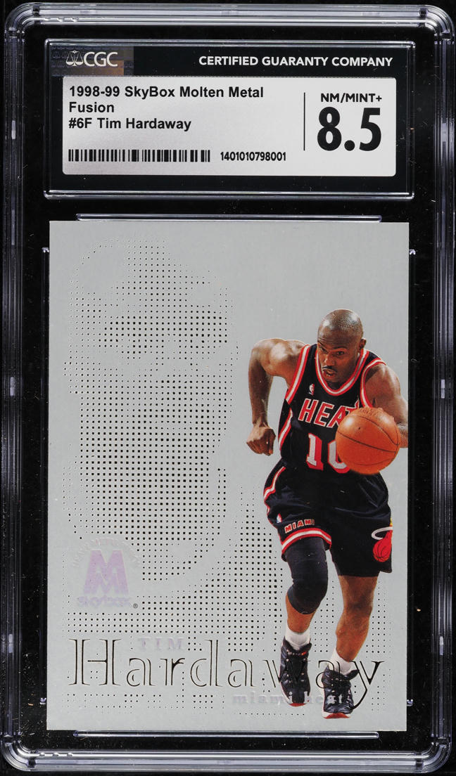 1998 Skybox Molten Metal Fusion Tim Hardaway #6 CGC 8.5 NM-MT+ - Main Image
