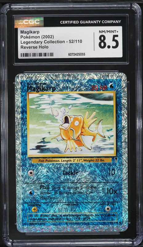 2001 Pokemon Japanese Expedition 1st Edition Magikarp #12 CGC 8.5