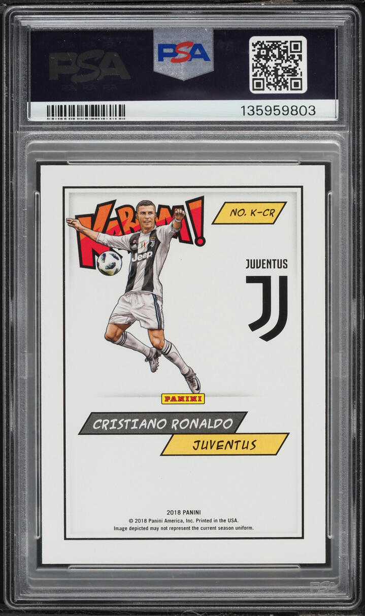 2018 Panini Kaboom! Cristiano Ronaldo #K-CR PSA 10 GEM MINT