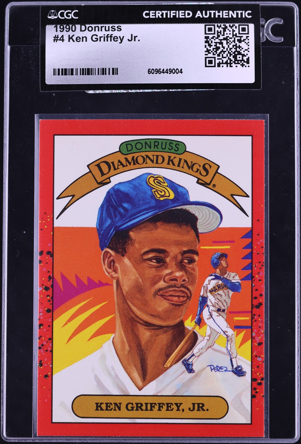 1990 Donruss Ken Griffey Jr. #4 CGC AUTH