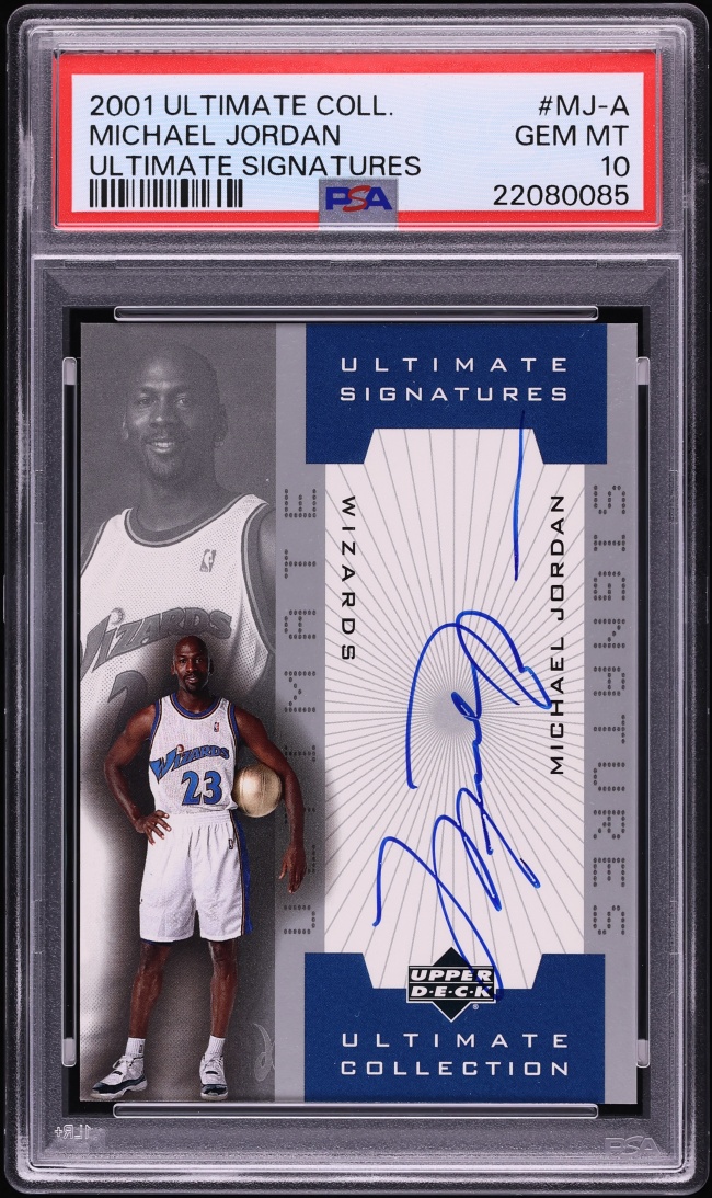 2001 Ultimate Collection Michael Jordan AUTO #MJ-A PSA 10 GEM MINT