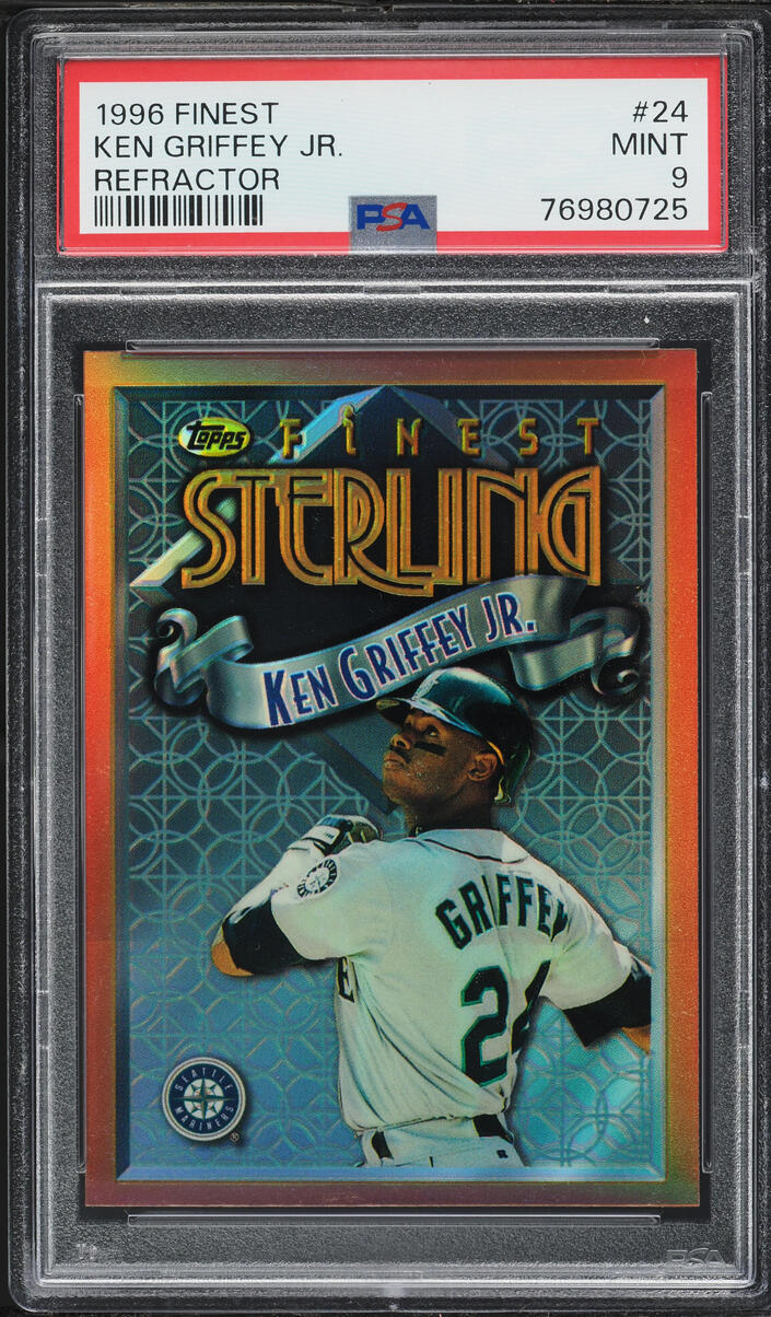 1996 Finest Refractor Ken Griffey Jr. #24 PSA 9 MINT