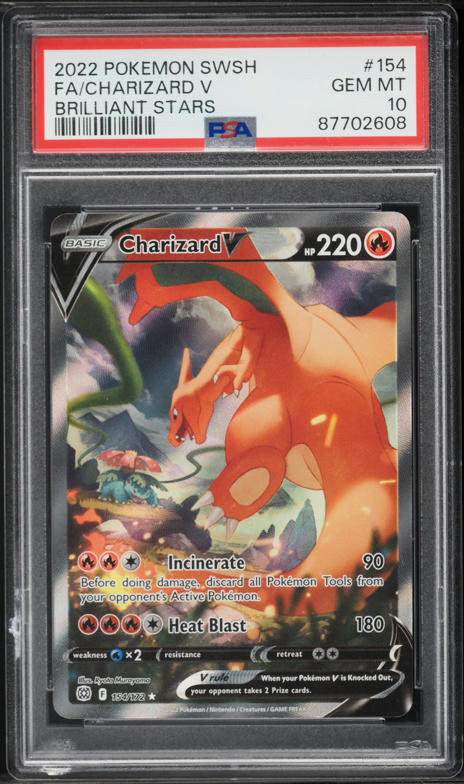 2020 Pokemon Japanese SWSH Shiny Star V Shiny Charizard V #307 PSA