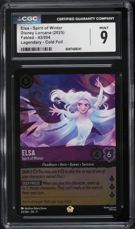 2023 Disney Lorcana First Chapter Enchanted Elsa #207 PSA 10 GEM