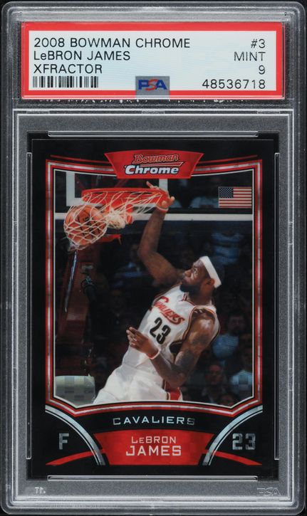 2006 Topps Chrome LeBron James #67 PSA 10 GEM MINT on