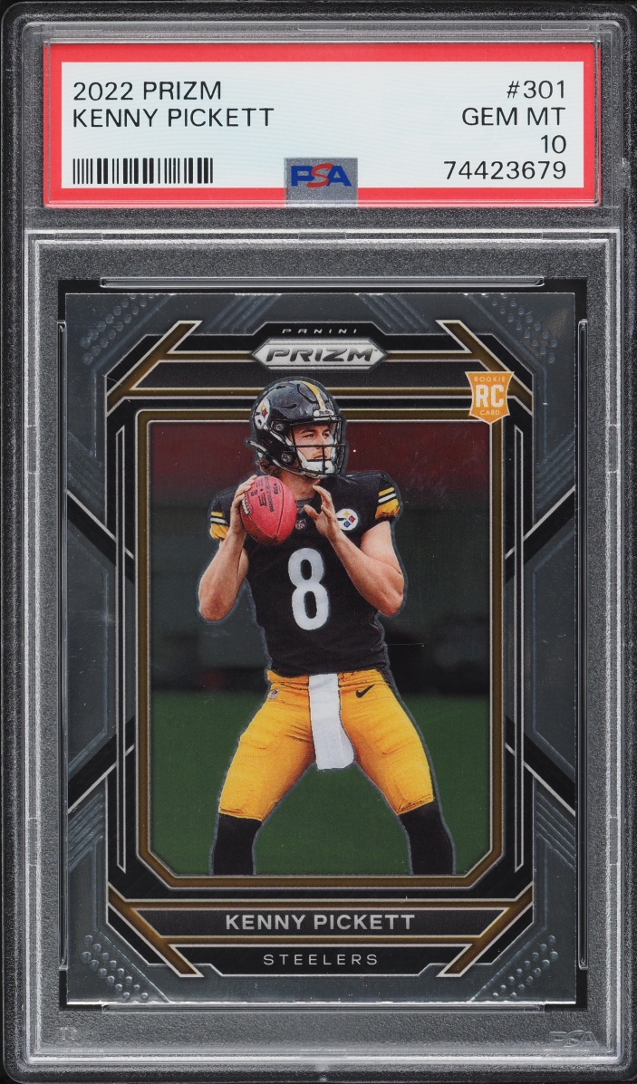 2022 Panini Prizm Kenny Pickett ROOKIE #301 PSA 10 GEM MINT
