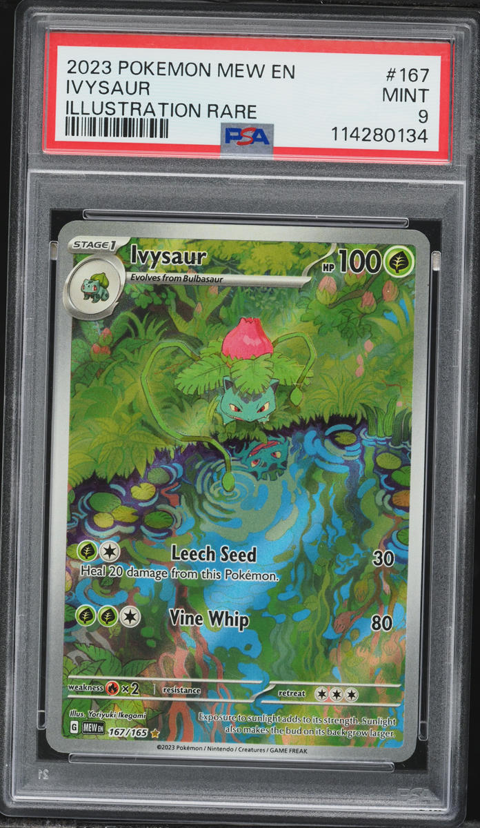 2023 Pokemon Scarlet & Violet 151 IR Ivysaur #167 PSA 9 MINT