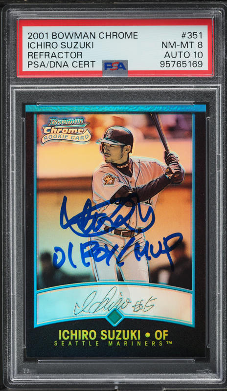 2001 Upper Deck Victory Ichiro ROOKIE #564 BGS 8.5 NM-MT+ on