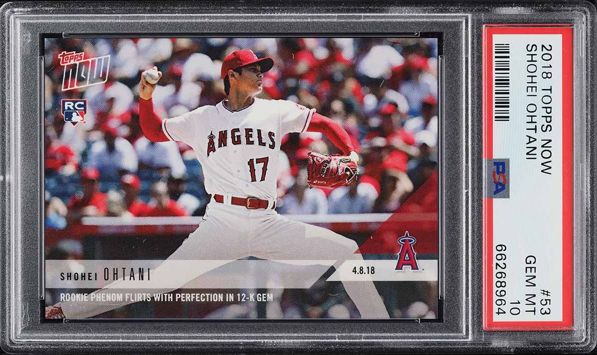 2018 Topps Now 136 日本語版 大谷翔平 RC PSA 10 2018 Topps Now 136 日本語版 大谷翔平 RC PSA 10