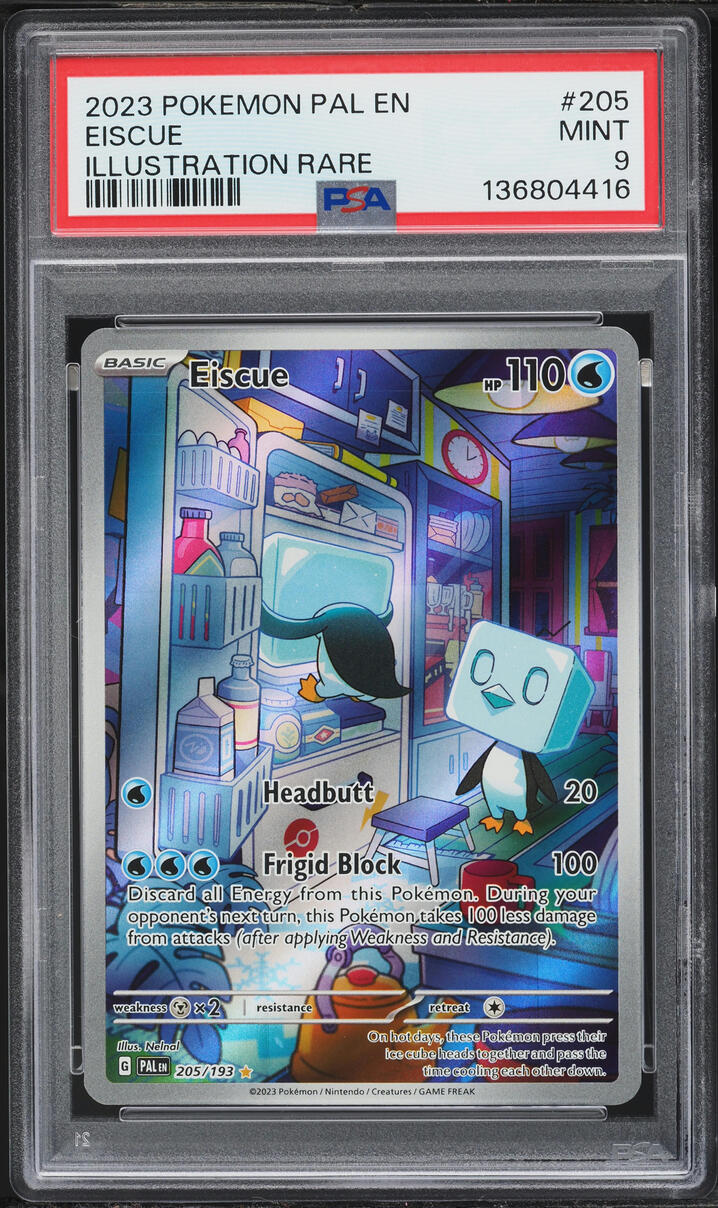 2023 Pokemon Scarlet & Violet Paldea Evolved IR Eiscue #205 PSA 9 MINT