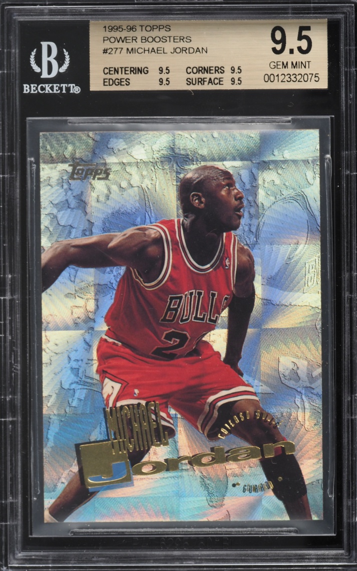 1995 Topps Power Boosters Michael Jordan #277 BGS 9.5 GEM MINT