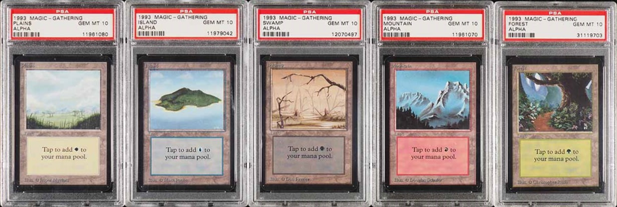 1993 Magic The Gathering MTG Alpha Mox Jet PSA 10 GEM MINT