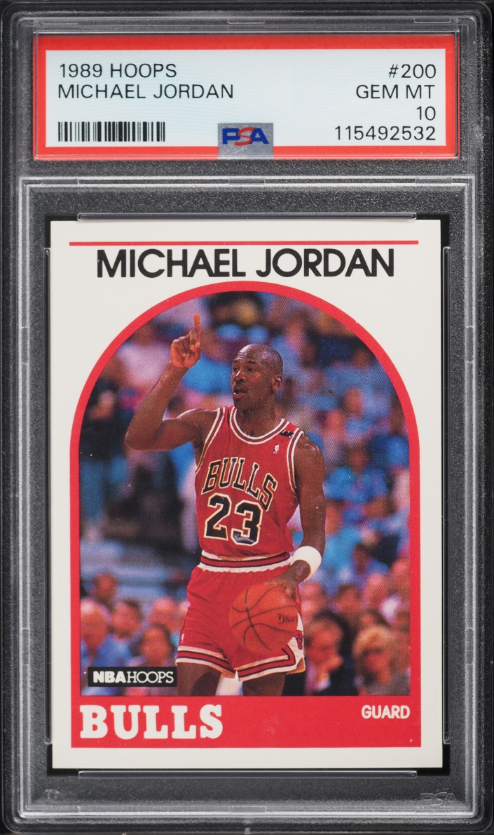 1989 Hoops Michael Jordan #200 PSA 10 GEM MINT