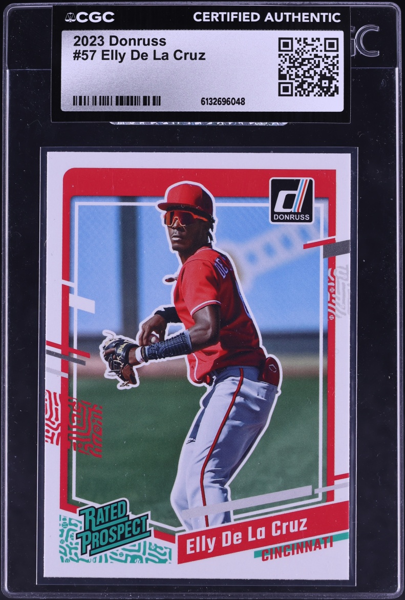 2023 Donruss Elly De La Cruz ROOKIE #57 CGC AUTH