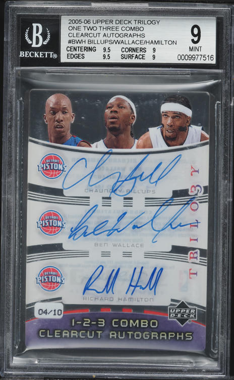 2023 Panini Recon Private Signings Ben Wallace AUTO #PSBWE PSA 10
