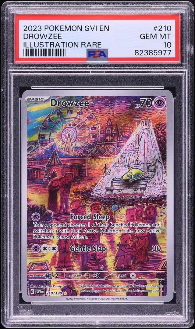 2023 Pokemon Scarlet & Violet IR Drowzee #210 PSA 10 GEM MINT