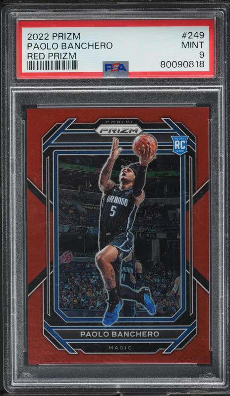 2022 National Treasures Paolo Banchero ROOKIE PATCH AUTO DNA 10