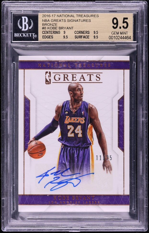2020 National Treasures NBA Greats Kevin Garnett AUTO /25