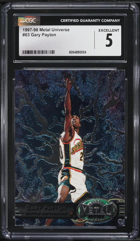 2022 Panini Chronicles Luminance Portrait Signatures Gary Payton